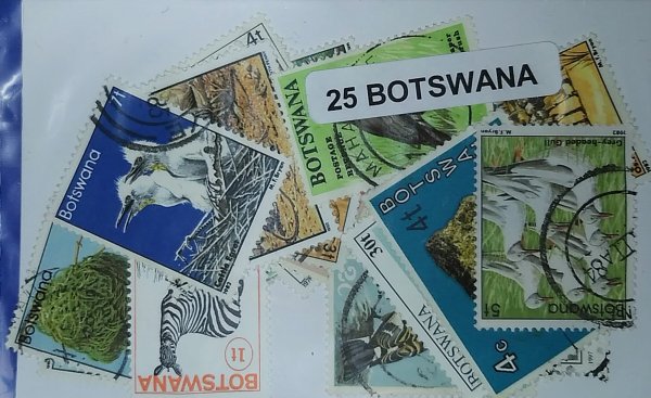 lot de timbres du Botswana – Image 2