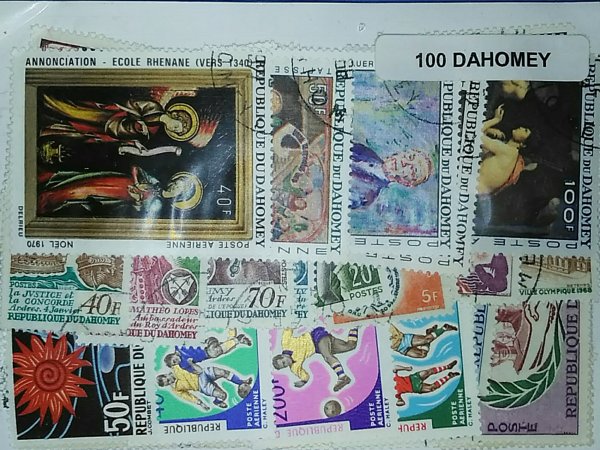 lot de timbres de Dahomey